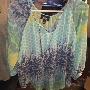 by & by Multicolor Patterned Blouse